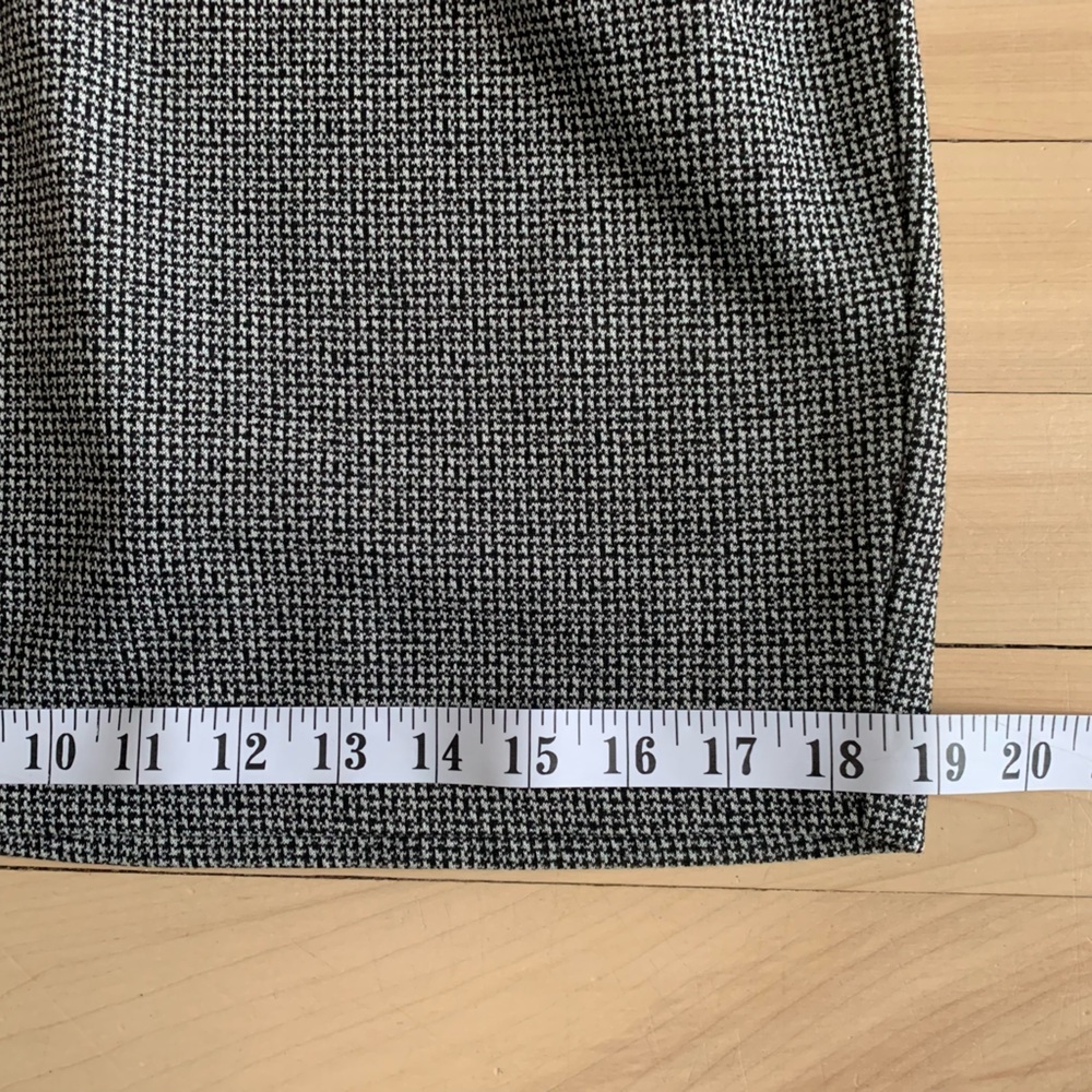 NAF NAF - Vintage Mini Skirt | Herringbone Textured Skirt - Picture 9 of 9